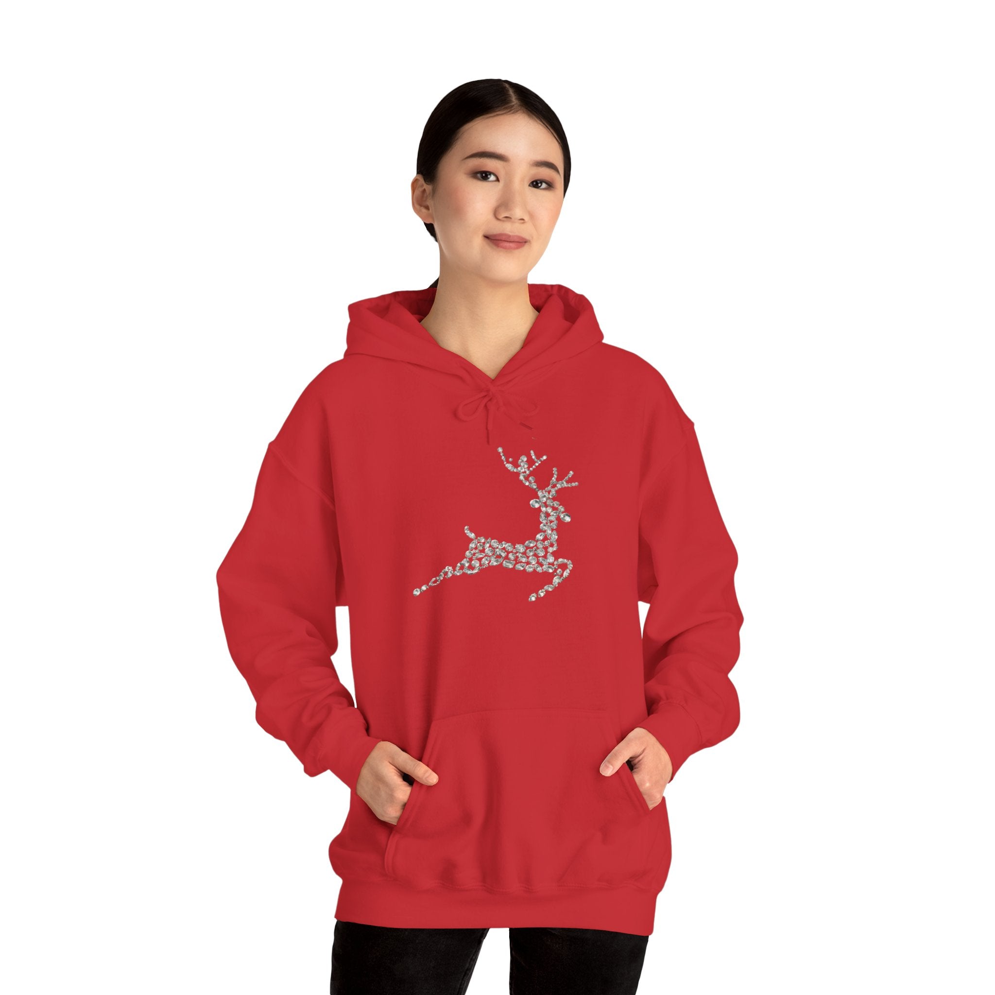Unisex Reindeer Silhouette Hoodie