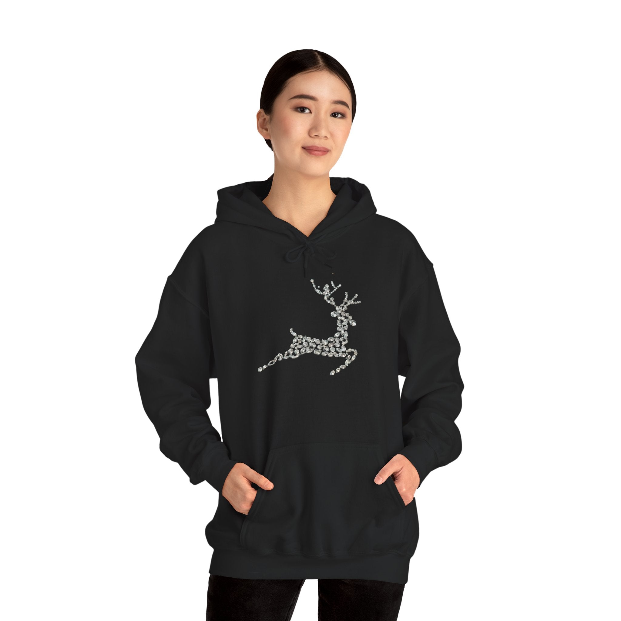 Unisex Reindeer Silhouette Hoodie