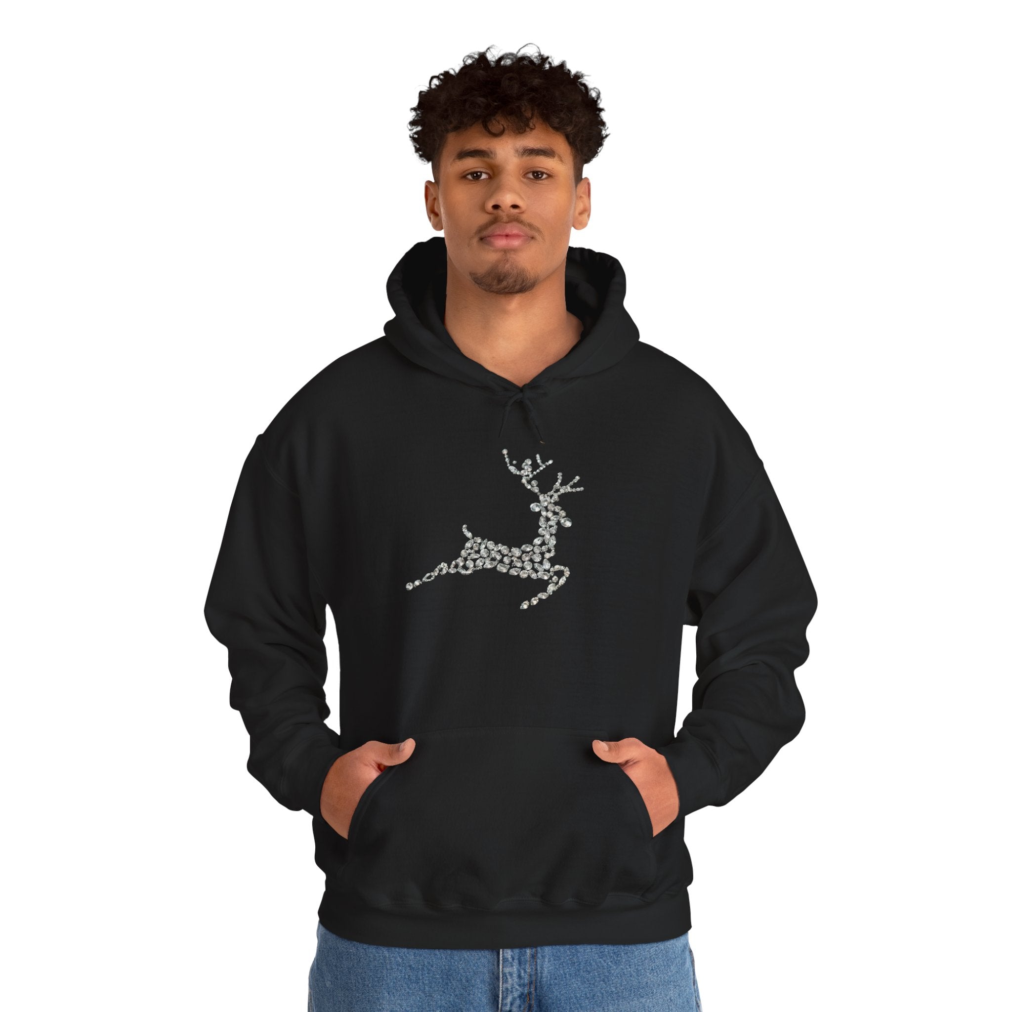 Unisex Reindeer Silhouette Hoodie