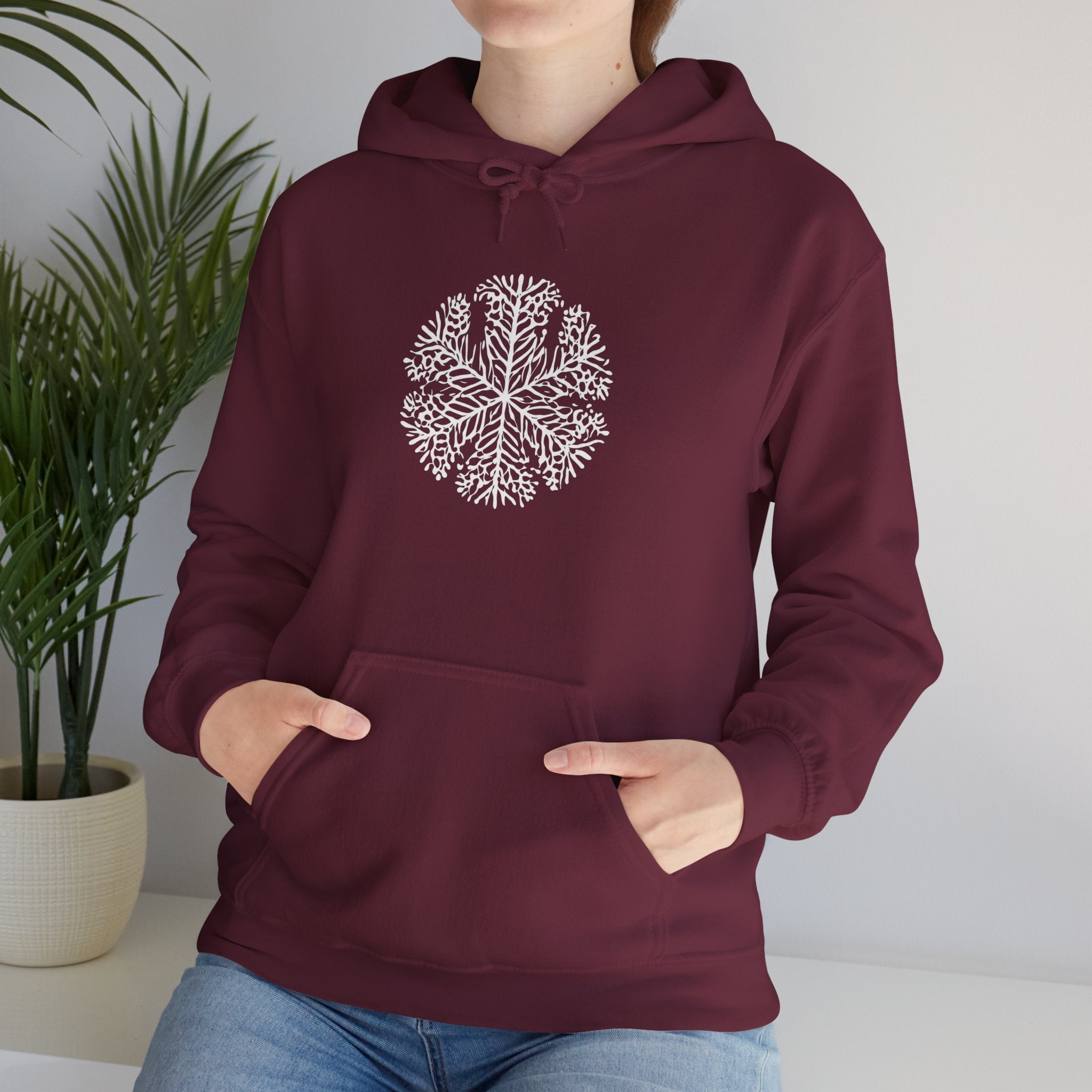 Unisex Snow Flake Hoodie