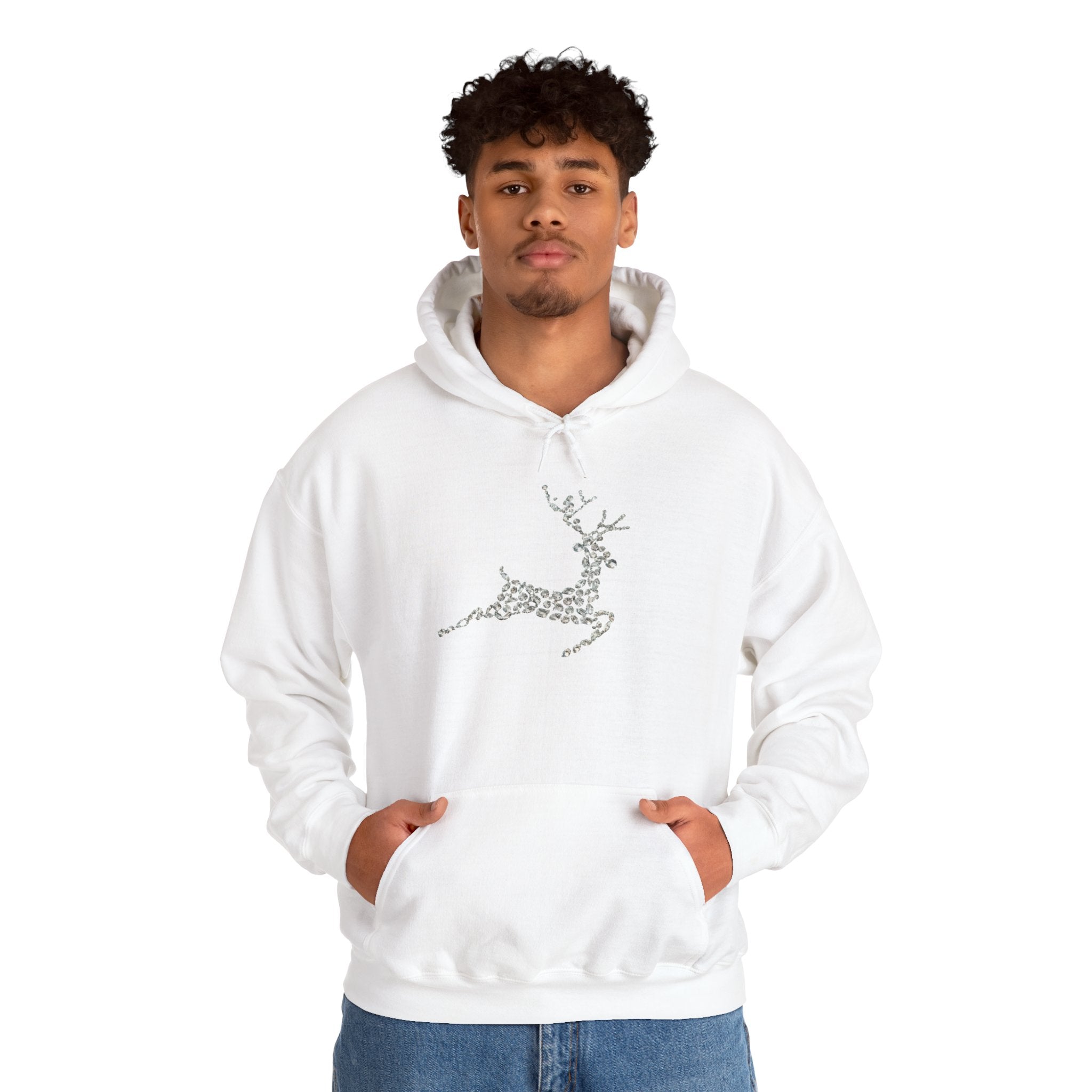 Unisex Reindeer Silhouette Hoodie