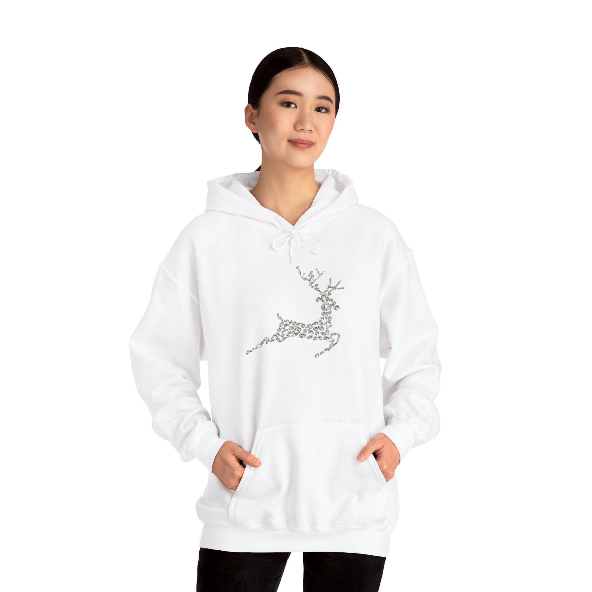 Unisex Reindeer Silhouette Hoodie